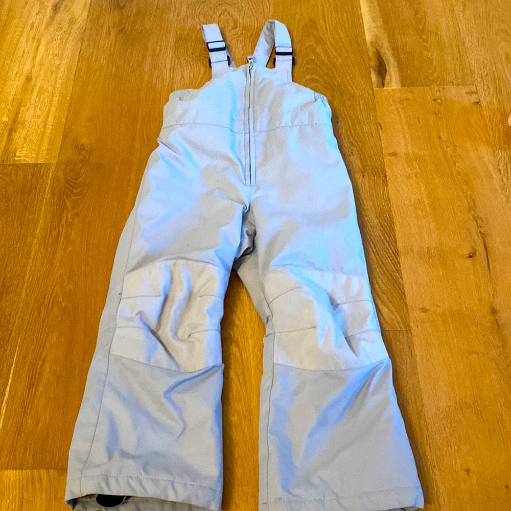 Lands End Gray Toddler Ski Overalls